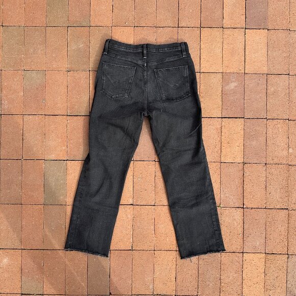 Hudson Remi High-Rise Straight Ankle Jean, Black - Picture 5 of 7